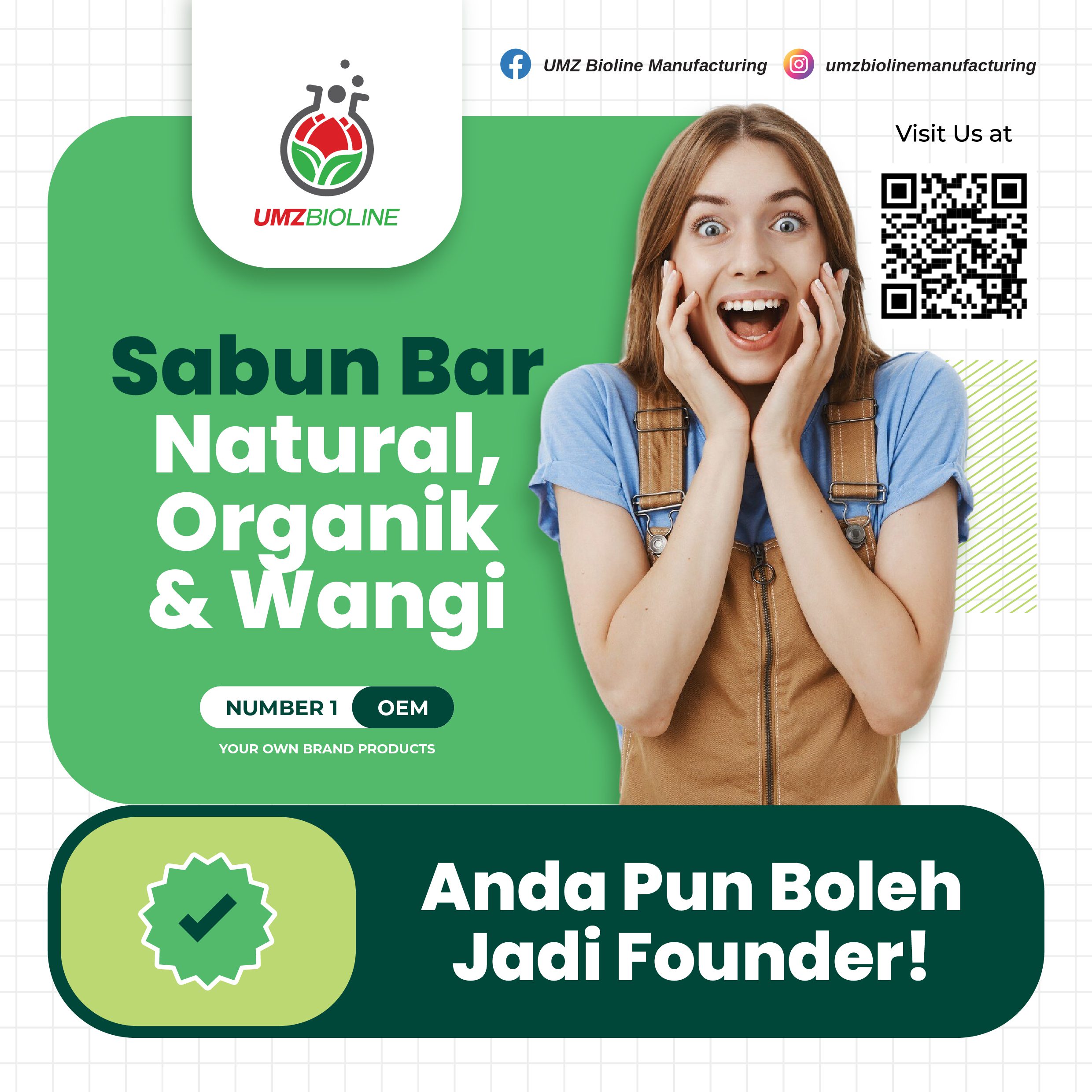 Sabun Bar Natural, Organik & Wangi – Anda Pun Boleh Jadi Founder!